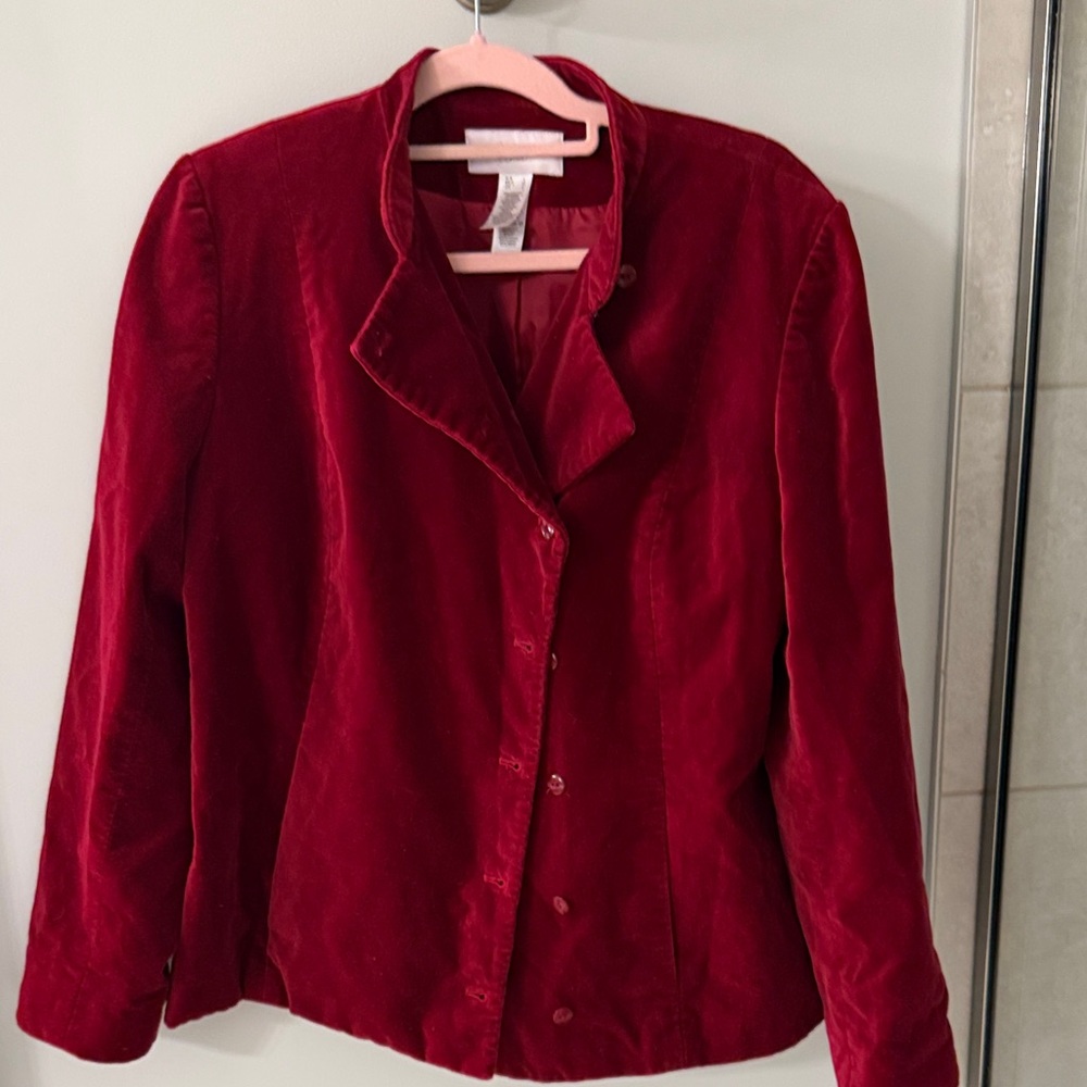 Liz Claiborne Rich Red Blazer